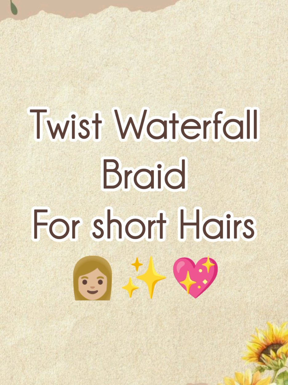 Twist Waterfall Braid for Short Hair 💁‍♀️ Quick, cute & perfect for any day! 😍 Try it now!##WaterfallBraid #ShortHairStyles #BraidsForShortHair #HairTutorial #EasyHairstyle #HairInspo #HairstyleForGirls #QuickHairdo #twistbraid  #CuteHairstyles  #TikTokHair #hairideas #muharram #trend #viraltiktok #viralvideo #viral #trending #fypシ゚viral #fyppppppppppppppppppppppp #fypシ #fy #foryoupage #foryou #fyp #aestheticvideos #aesthetic #support #support_me #follow #followme #following #followers 