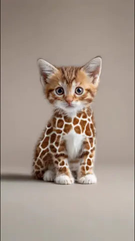 Amazingly cute and fantastic giraffe kitten almost unreal🦒😁🥰#kitten #catlover #kittycat #kitty #cuteanimals #viralvideos #trendingvideos #cutecat #PetsOfTikTok #explore #fyp #recommendations 