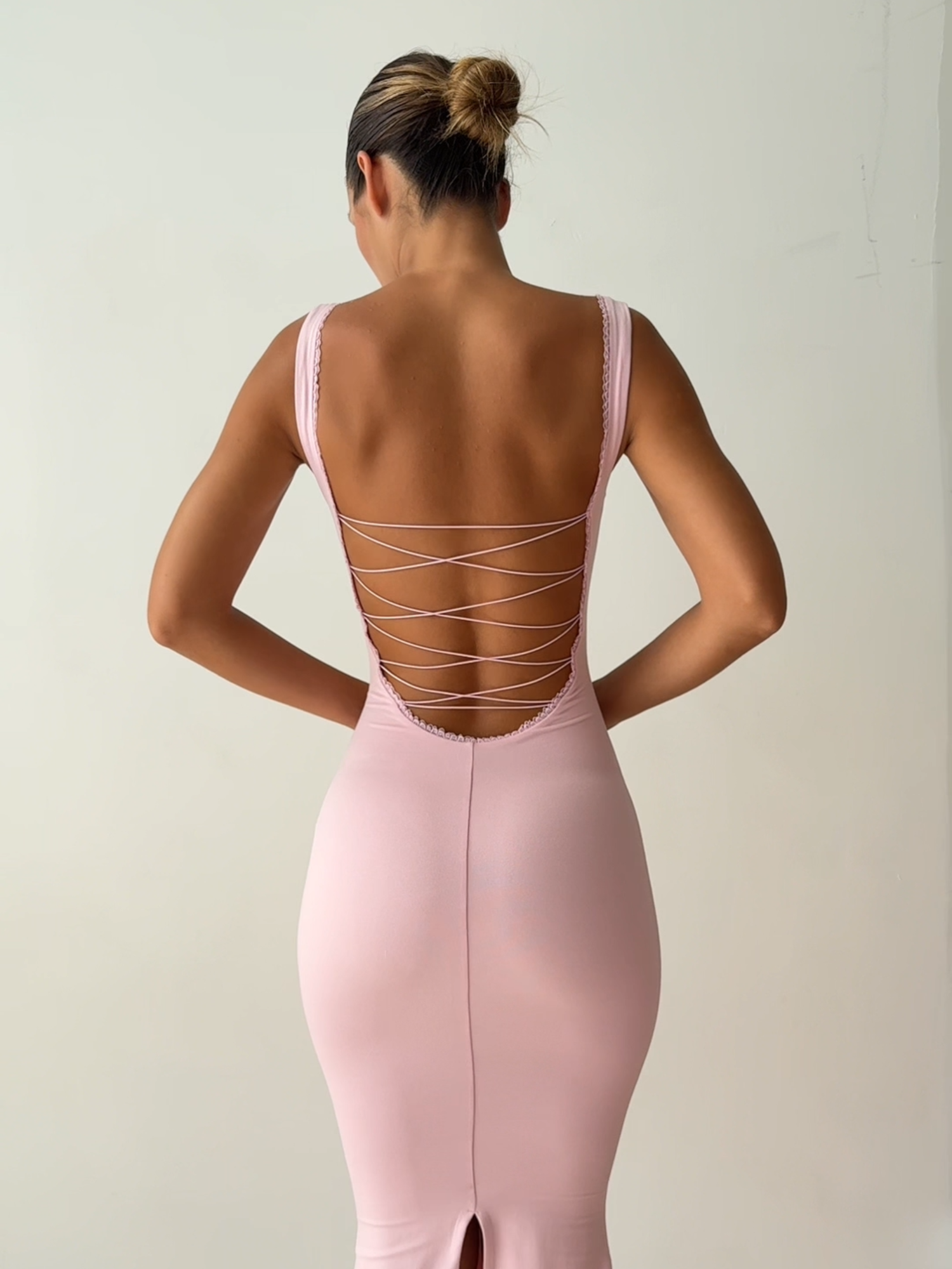 A wardrobe staple with a romantic twist, our Navi Midaxi Dress in Soft Pink...  #ohpolly #ohpollydress #outfitinspo #eurosummer #promdress #dreamdress #pinkdress #formaldress