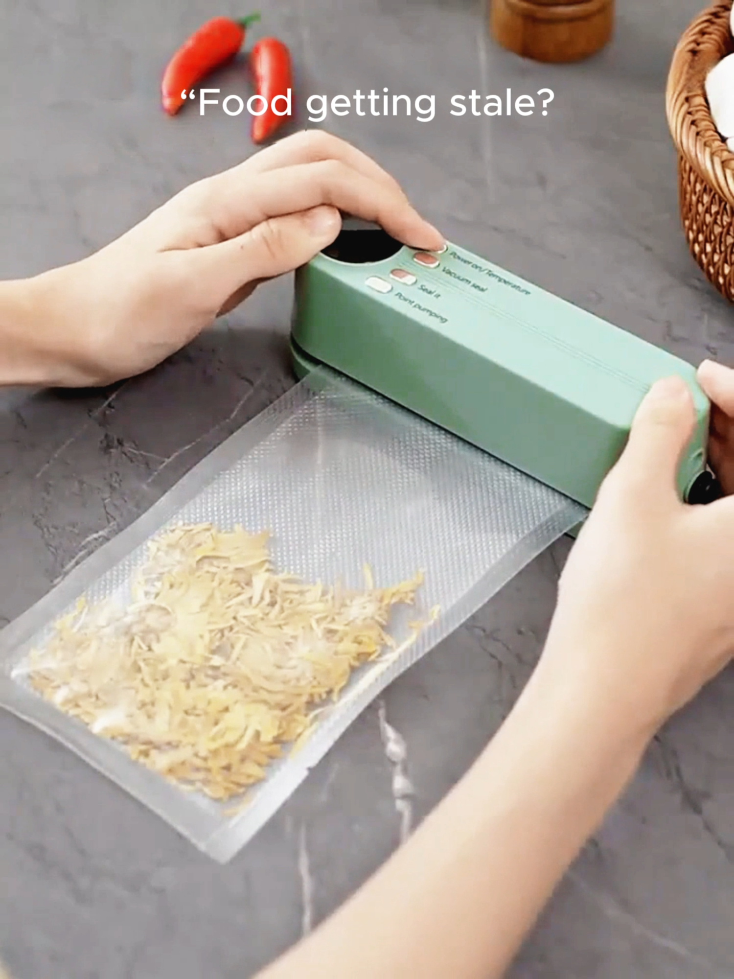 Link in bio 🛒 Tired of food going bad in 2 days? Just seal it & chill. Wireless. Portable. Automatic. Vacuum POWER. No cables. No stress. Just freshness. #MiniVacuumSealer #FoodSaver #KitchenGadget #ZeroWaste #TikTokMadeMeBuyIt #FoodHack #SmartKitchen #MealPrepTools #CompactTech #amazonfinds