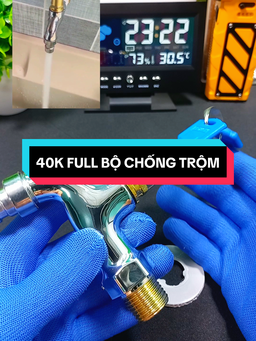 Vòi Nước Chống Trộm Chống Trẻ Em Nghịch Phá Dành Cho Cô Bác Anh Chị Nào Cần Loanh Quanh 40K Full Bộ Luôn 2 Chìa Khóa Chất Liệu Hợp Kim Kẽm Và Đồng Thau Rất Dễ Lắp Đặt Luôn.Chị Em Phụ Nữ Mua Về Tự Gắng Cũng Được #trending #giadung #fyp  #tiktokshop #tiktok #viral  #giadungtienich #giadung  #hien_reviewgiadung #xuhuong  [ Gia Dụng Tiện Ích ] [ Hiển Review Gia Dụng ] [ Gia Dụng Thông Minh ] [ Xu Hướng ] [ TiktokShop ] [ Sale Giữa Tháng ] [ Săn Sale Giá Tốt ] 