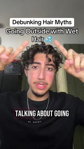 Going outside with Wet Hair will NOT get you Sick 😭🙏🏽 #haircare #relateble #SelfCare #wavyhair #curlyhair #fyp #27tiyam 