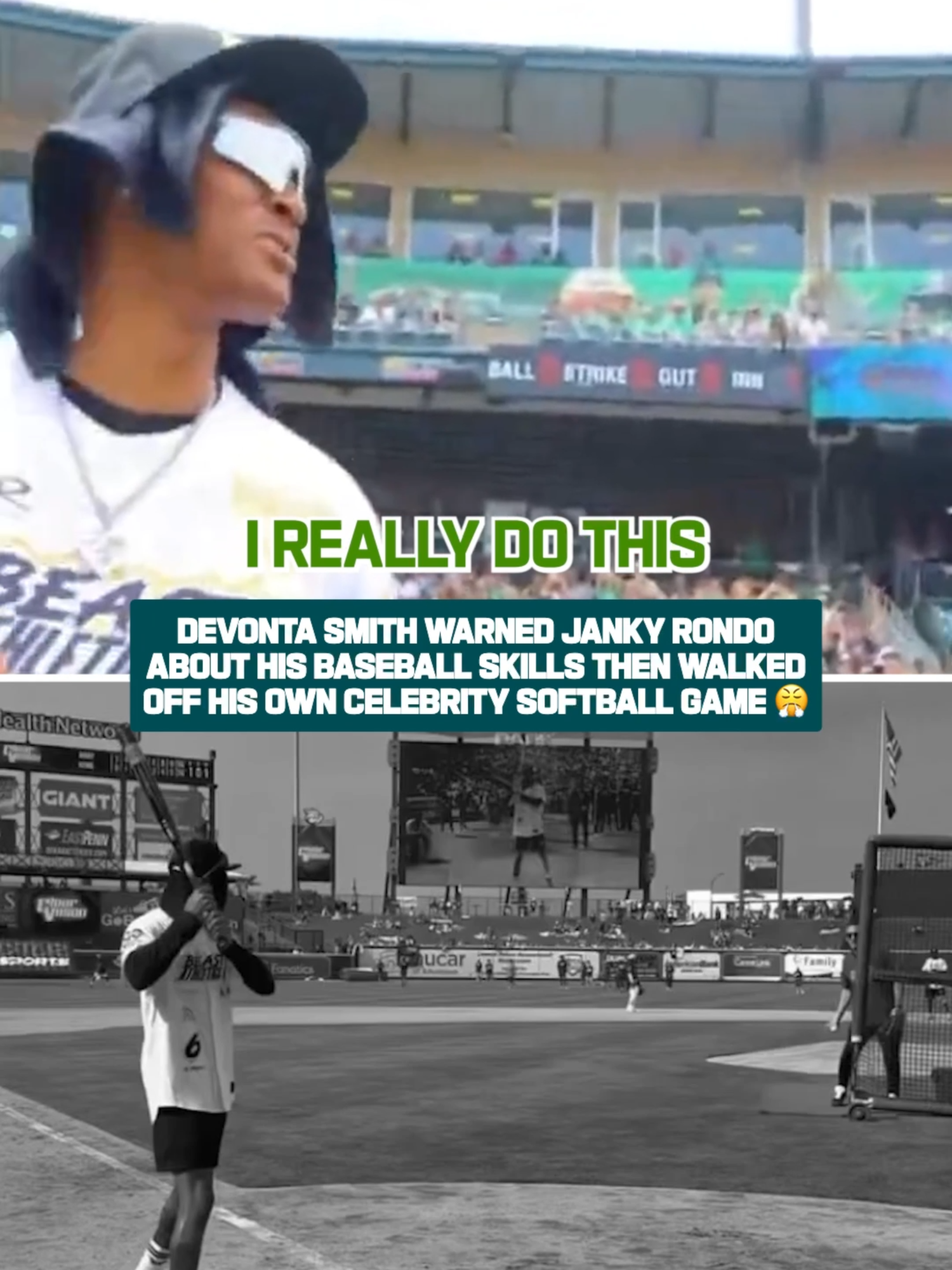 #devontasmith a problem on the diamond too 👀 #philadelphia #eagles #jankyrondo #nfl (via @jankyrondo3, daveophilly/IG)