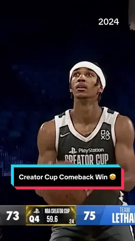See your favorite hoops creators LIVE at the PlayStation NBA Creator Cup 🎟️ Team Professor pulled off the dramatic comeback win against Team Lethal last time in Vegas! 🤩 #NBA #basketball #NBASummerLeague #creator 