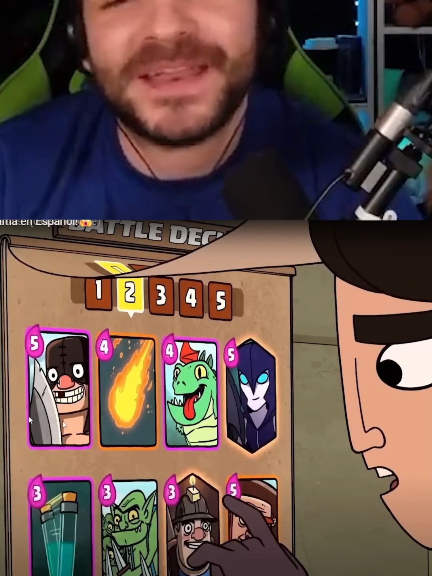 Juego el Mazo de Clon de Clash-A-Rama!