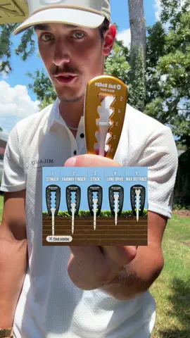 No more guessing games with your tee height!! #golftok #golftricks #teeheight #golfshots #golftips #golftools #ballbadge #tiktokshopsummerturnup #tiktokshopcreatorpicks #dealsforyoudays #funinthesun #spotlightfinds 