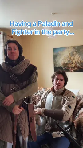 Having a Paladin and Fighter in the party… 🎲🐉 #dungeonsanddragons #dnd #ttrpg #dungeonmaster #dndplayer #dndmeme #CapCut #dndmeme #cosplay #dndcosplay 