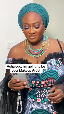 Where are my ACHALUGOS ?? 💙💚💙💚💚 #lagosmakeupartist #bridalmakeupartist #magodomua #lekkimakeupartist #ikoyimua 