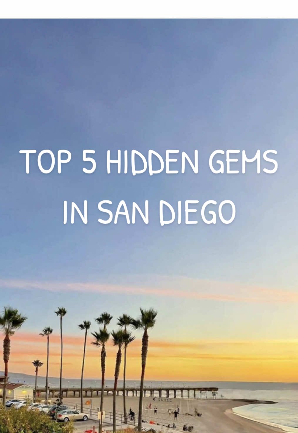 Top 5 hidden gems to explore in San Diego!   1. 📍 Sunset Cliffs Sea Cave (Point Loma) Hours: Daily from sunrise to sunset Stunning sea cave with an open ceiling, best accessed at negative low tide. Park near Luscomb Point on Sunset Cliffs Blvd 2. 📍 Annie’s Canyon, Solana Beach Hours: Daily from sunrise to sunset Short slot canyon trail with sandstone walls and metal steps. Trailhead at the end of North Rios Ave; ~1.4–2 miles round-trip 3. 📍 Del Mar Bluffs Hours: Open access at all hours Coastal bluffs with dramatic ocean views and nearby rail line. Access points vary; best views near Seagrove Park or 11th Street 4. 📍 Saigon (Ho Chi Minh) Trailhead, La Jolla Hours: Sunrise to sunset Steep and rugged descent to Black’s Beach through sandstone cliffs. Trail begins near La Jolla Farms Road; allow 1–2 hours round-trip 5. 📍 Spruce Street Suspension Bridge (Bankers Hill) Hours: Open daily Historic footbridge built in 1912, spans Kate Sessions Canyon Gently sways above a lush ravine—great city-meets-nature stop #thingstodo #sandiegoactivities #activitiesinsandiego #thingstodoinsandiego #sandiego #lajolla #delmar #adventure #Hiking #hikingadventures #sandiegohiddengems #seacaves #visitsandiego 