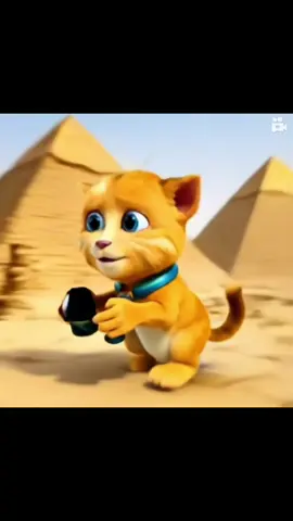 ginger in Egypt😌 #talkingginger #egypt #edits #pixverseai 