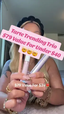 🔥💕This trio = instant glow up 💅 Fake Awake liner in the waterline, Primrose lips, and tubing mascara that doesn’t budge 🎯#tartecosmetics #tartemaracujajuicylip #tarte #trippinwithtarte #tartefakeawake #tartetubingmascara #trendingmakeup #viralmakeup #tiktokshopcreatorpicks #tiktokshopfinds #tiktokshopmademebuyit #dealsforyoudays #ttsbeautybesties #creatorpickssuncare #funinthesun #tiktokshopnewarrivals