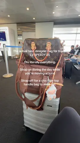 #creatorsearchinsights fun fact it was originally created for travelers in the 1930s #louisvuittonbag #travelbag #speedy25 #beis 