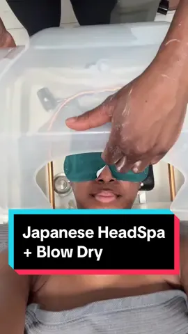 @Tyla Does Beauty Back at @Jojohnsonltd for a head spa service + blowdry 💁🏽‍♀️ Products @CÉCRED Moisture Sealing Lotion, @Philip Kingsley Daily Damage Defence and @Schwarzkopf Professional Bonacure #japaneseheadspa #londonsalon #japaneseheadspalondon #afrohair 