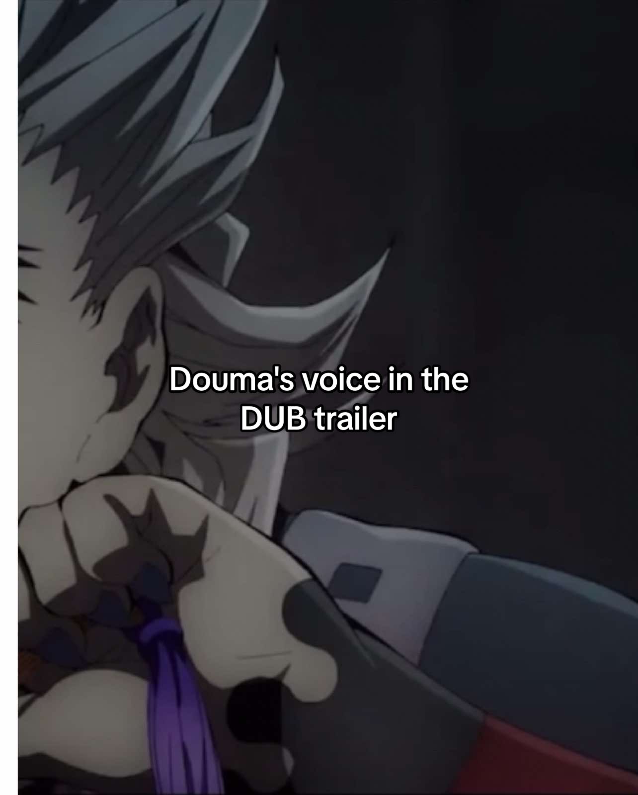I miss Douma #infinitycastle #infinitycastlearc #knytrailer #kimetsunoyaiba #demonslayer #fyp #douma #uppermoon2 #doma 
