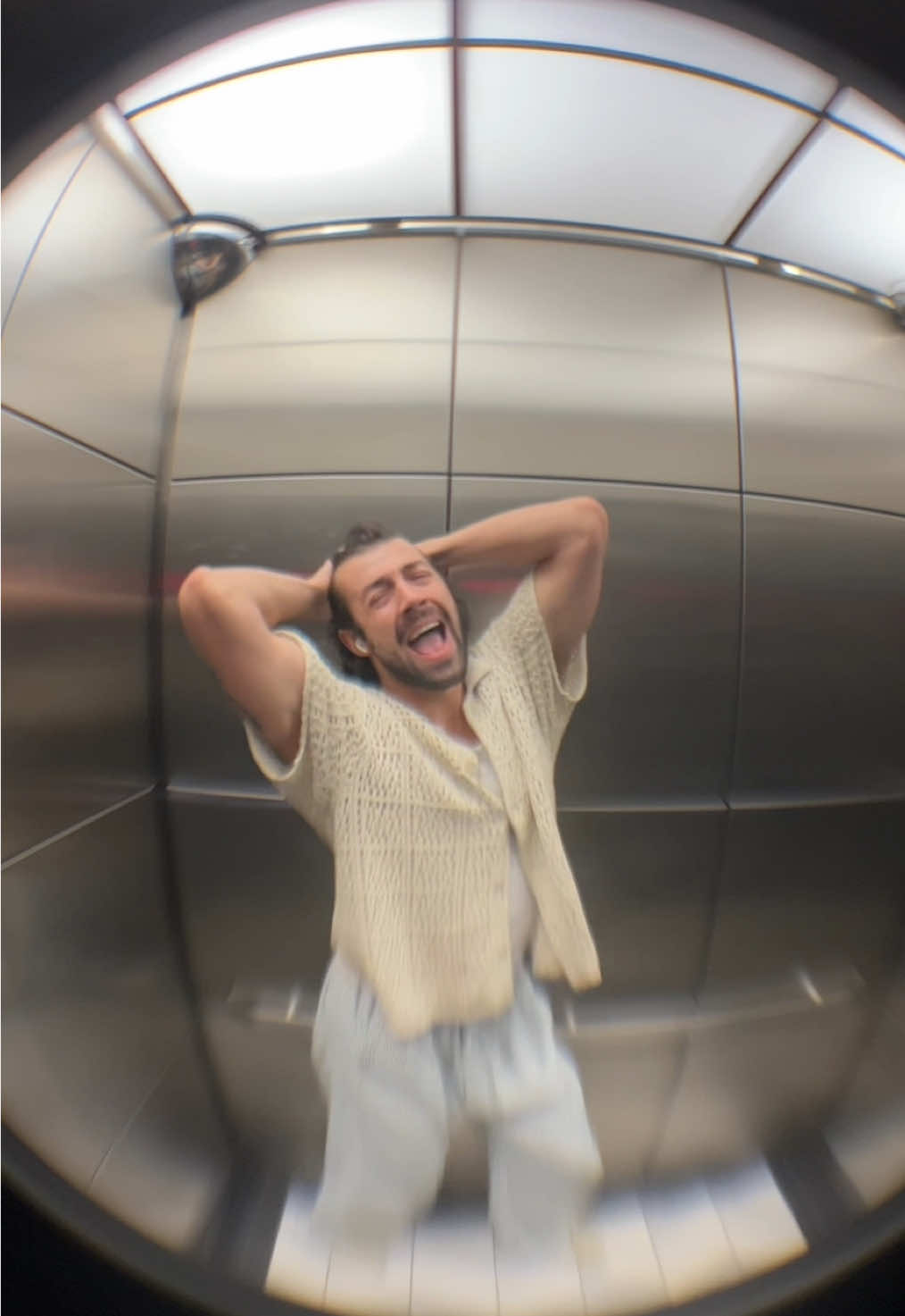 Once again, and I cannot express this enough, you cannot leave me to my own devices with my headphones in… #securitycamera 