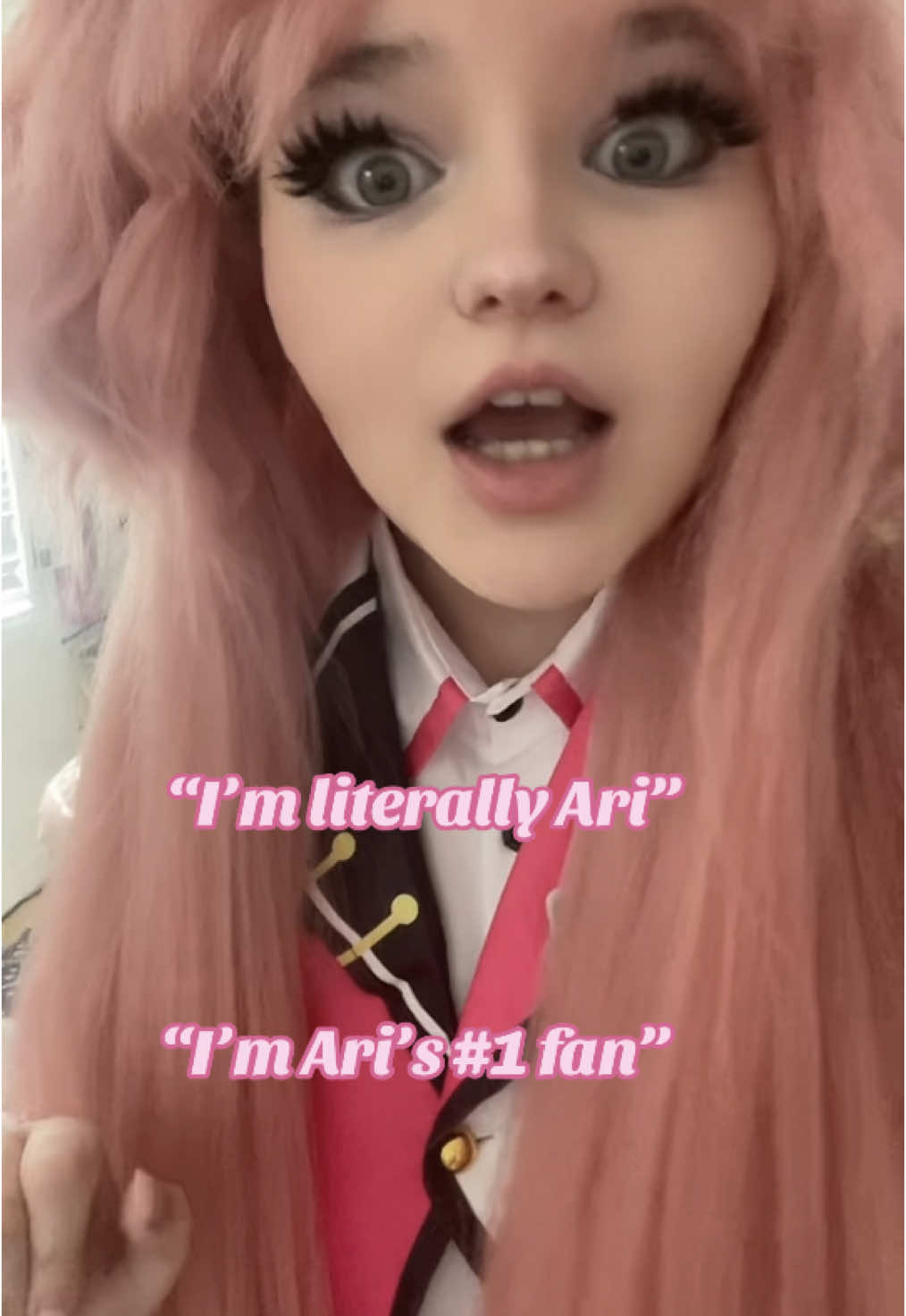 NO UR NOT.#arimomoi #moremorejump #mmj #moremorejumpcosplay #fyp #pjskcolorfulstage #pjskcosplay #viral  