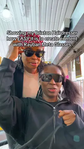 I’m putting the Aunties ON 😎 #raybanmeta #rayban  #creativeideas #contentcreatortips #selfportrait #selfportraitideas #Brixton #braider #braidedhair #feedinbraids #shootlikedsg 