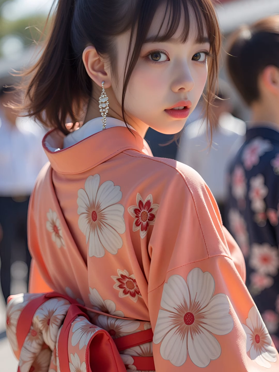 첫눈에 반했다... 일본 감성 기모노 여신✨ Love at first sight... The elegance of Japanese kimono✨ 一目惚れした…着物の美しさに✨ 一见钟情…和服的优雅之美✨ Cinta pada pandangan pertama... Pesona kimono Jepang✨ #기모노 #JapaneseStyle #kimono #着物コーデ #KimonoStyle