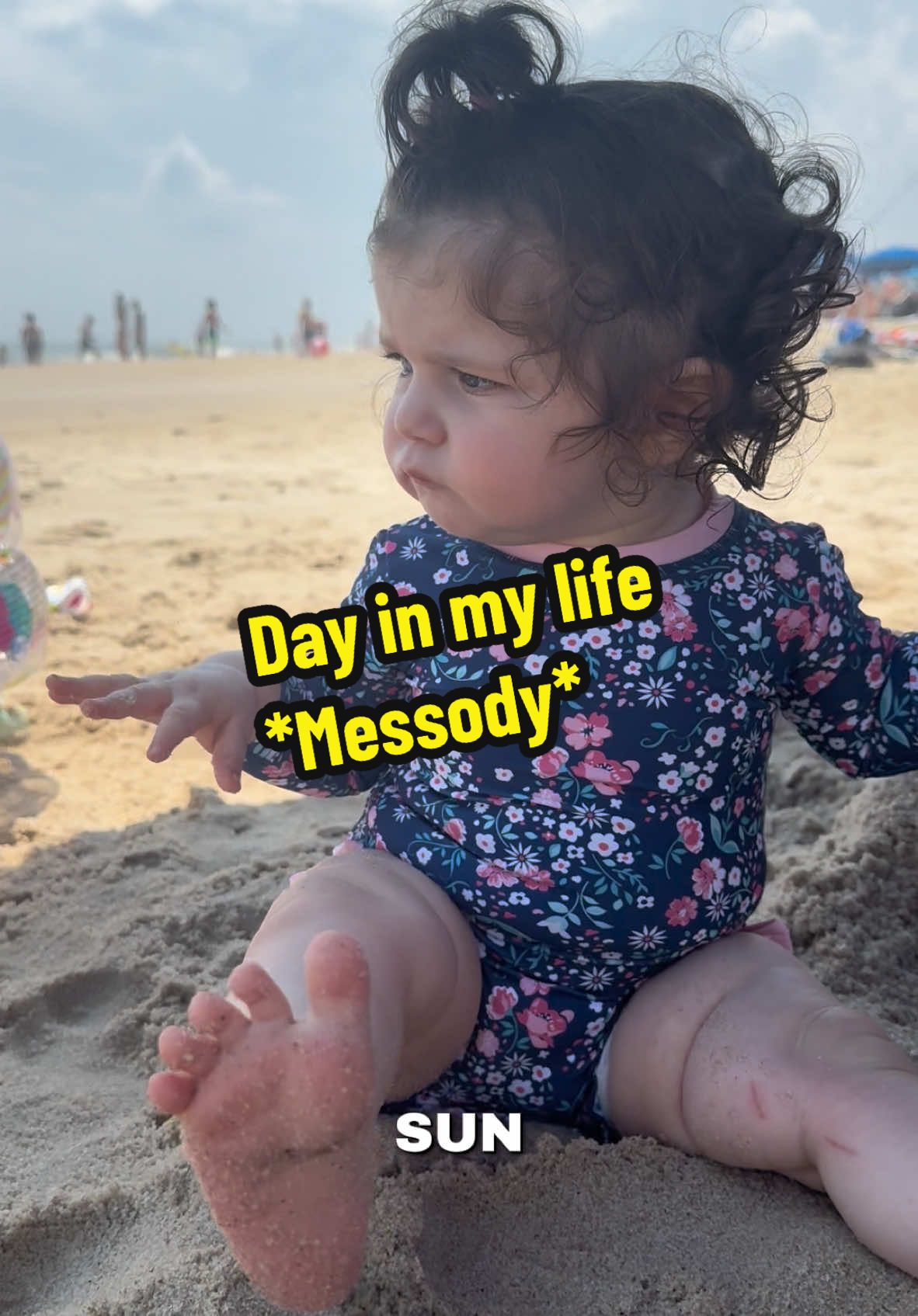 A day in the life of Messody while on vacation at the beach. #vacation #dayinmylife #baby #family #beach