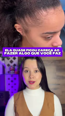 Muitas mulheres enfrentam queda de cabelo sem saber a verdadeira causa. Penteados como coques, tranças e rabos de cavalo, quando feitos com muita força ou repetição, podem causar um tipo de calvície chamada alopecia por tração. Esse tipo de dano, se não tratado a tempo, pode se tornar irreversível — já que os folículos capilares cicatrizam e o cabelo simplesmente para de crescer. Se você tem notado falhas na parte frontal, afinamento ou quebra frequente, é importante rever sua rotina de cuidados agora. 🧠 Cuidar do couro cabeludo com atenção e leveza é essencial para a saúde e o crescimento dos fios.
