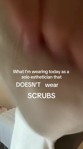 #OOTD #businessowner #esthetician #scrubs 