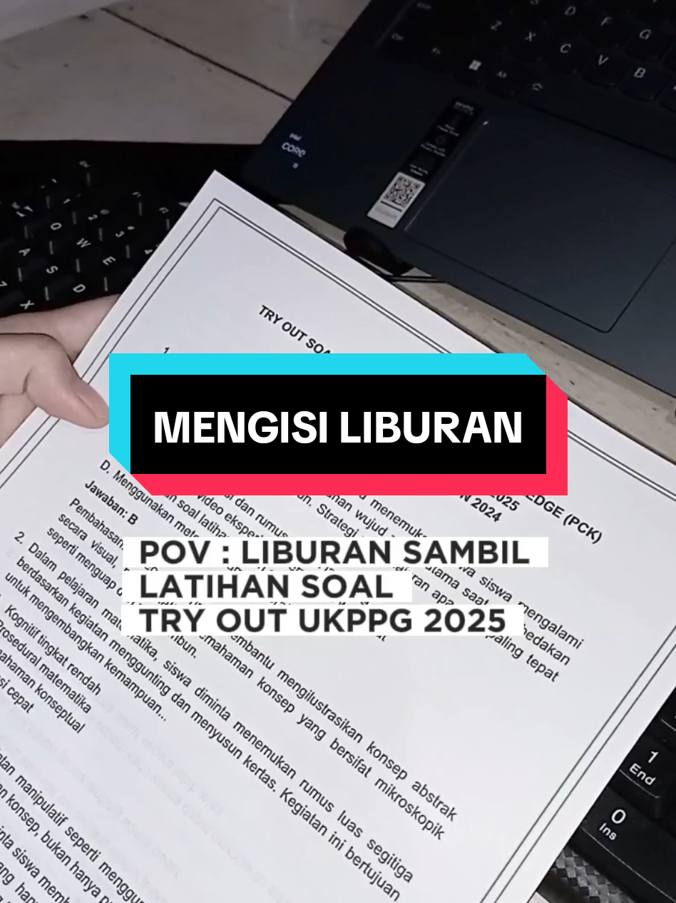 liburan piknik ❌ tryout ukppg 2025 ✅ #ukppg  #ukin  #ppggurutertentu  #ppgdaljab  #video 