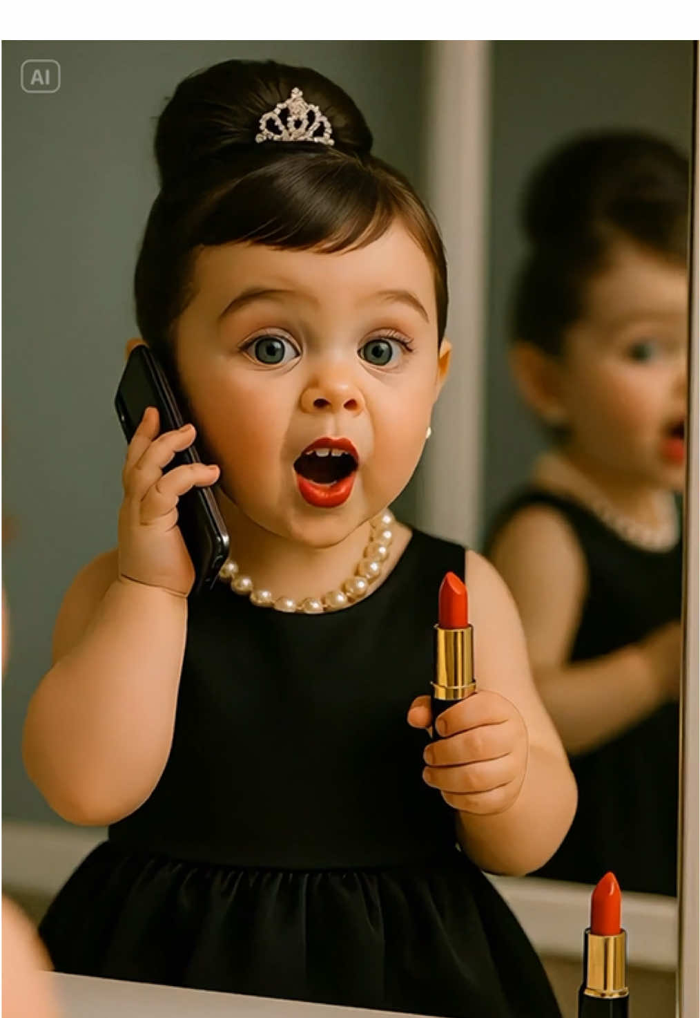 Cute baby  #baby #cute #cutebaby  #AI #fyp #viral 
