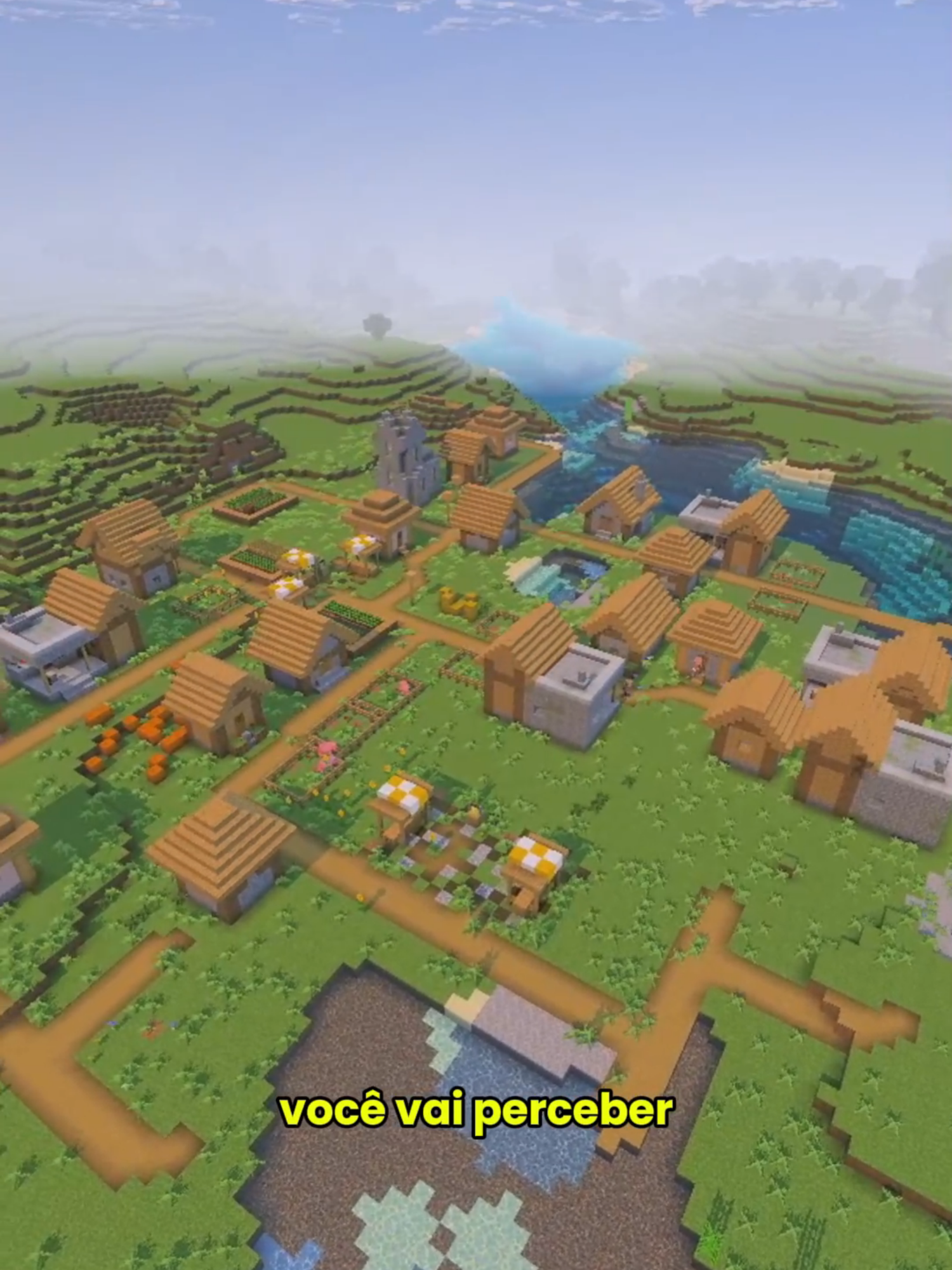 SEED para NOVA ATUALIZAÇÃO MINECRAFT BEDROCK com AMIGO #fyp #curiosidades #game #Minecraft #java #bedrock #seed