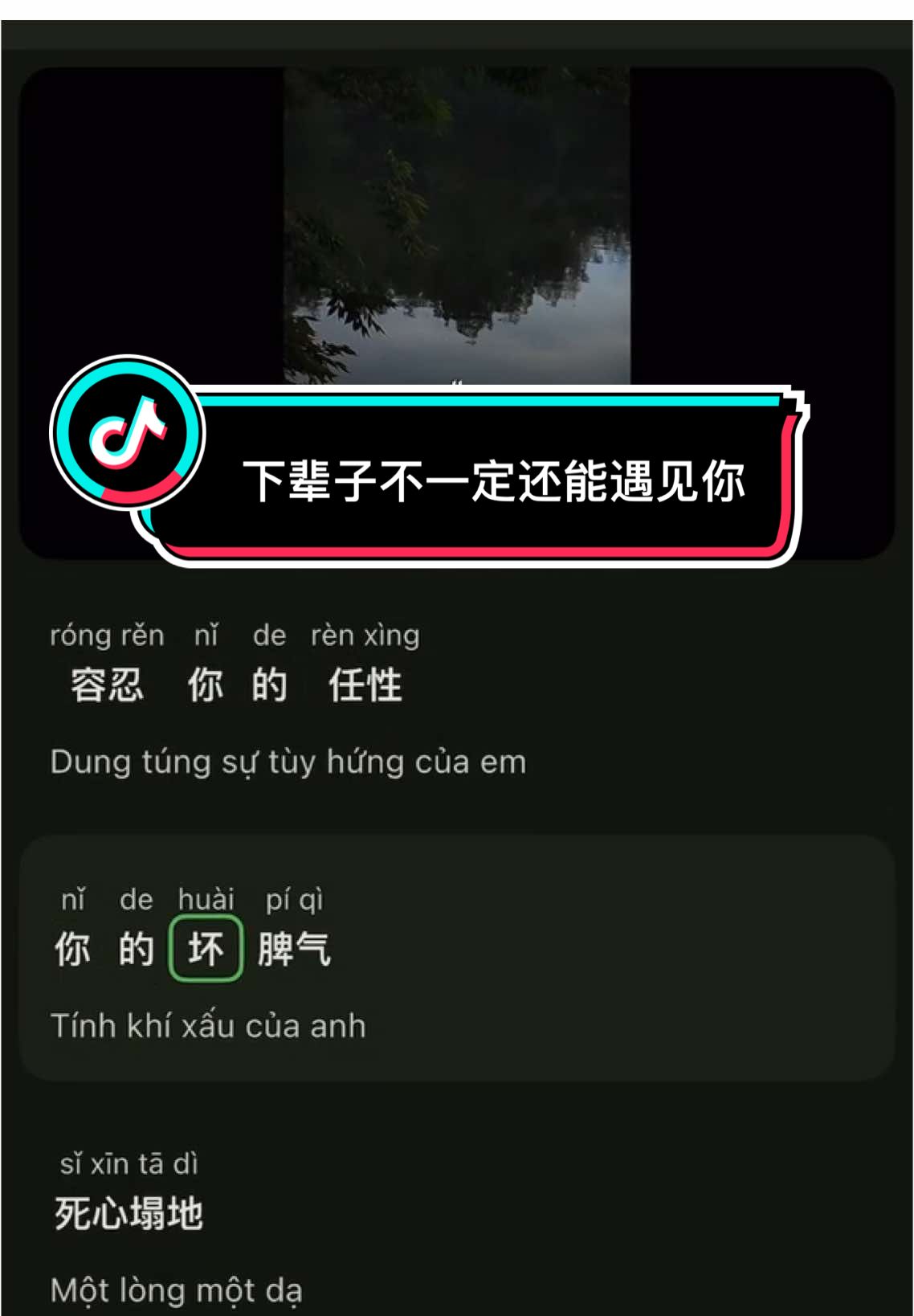 Suyy// Kiếp Sau không chắc sẽ còn gặp được em // #下辈子不一定还能遇见你  #🎶  #🎵 #🎧  #nhactrung  #中国音乐 #荐歌曲 #音乐  #音乐分享   #听歌  #戴上耳机   #Chinesemusic  #chinasong  #lovesong #nhactrunghaynhat #nhachaymoingay   #nhacmusicchill #学汉语 #hoctiengtrung #TiengTrungNoChill #lyrics #fyp #foryoupage #foryou #nochill95 
