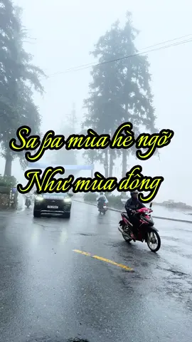 Sa pa 01.7.2025 mùa hè ngỡ như mùa đông vậy vẫn có mưa nhẹ vào buổi sáng #dulichsapa #thoitietsapa #trườngxeôm #sapa 