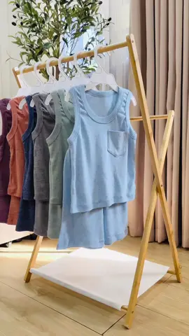 Arlo Boy’s pocket Terno Sando and Shorts! Made from soft, premium cotton, these pieces are designed to keep your little one comfortable and cozy all day long! 🧸 #foryoupage #fyp 