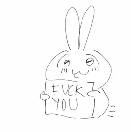that fuckin rabbit that I hate (forgot to ever bother posting this here..) #chiikawa #animation #art