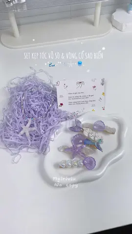 Tiếc gì vài ngàn… xinh xỉu á 🌊✨🪼 #keptoc #sò #sao #xuhuong #viral #vitaminsea #sea #bien #foryoupage  