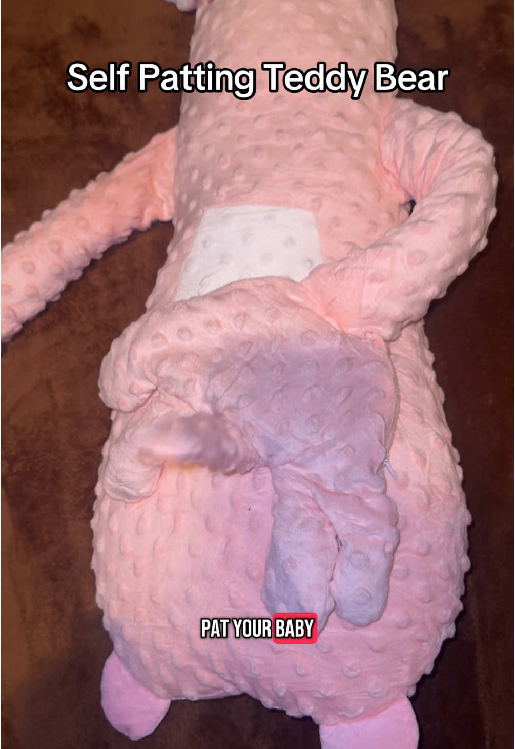 This patting teddy bear is gonna be a life saver #teddybears #teddybear #babytoy #babytoys #dealsforyoudays #tiktokshopbacktoschool #tiktokshopcreatorpicks 