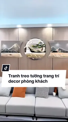 Tranh treo tường trang trí decor phòng khách#donghotreotuong #thuhaifreeship #trangtriphongkhach #trangtrinha #mindcor #xuhuong #tranhtreotuongtrangtri 
