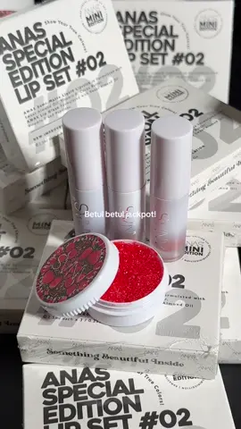 Wehhhh!!! Serious jackpot! #ANASLipSet 