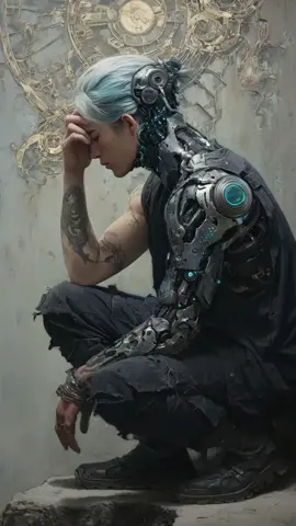 #cool #android #conflict #bluehair #spark #man #ilovetiktok 