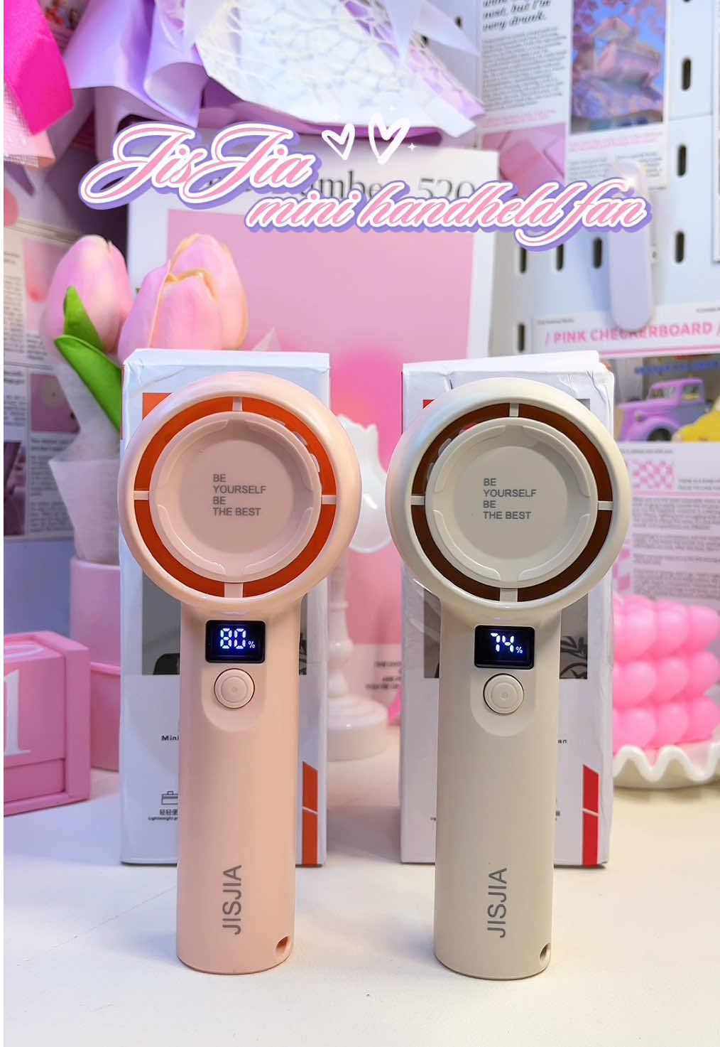 new mini handheld fan from JisJia✨    #handheldfan #minifan #jisjiahandheldfan #fan #tiktokfinds #foryou #fyp 