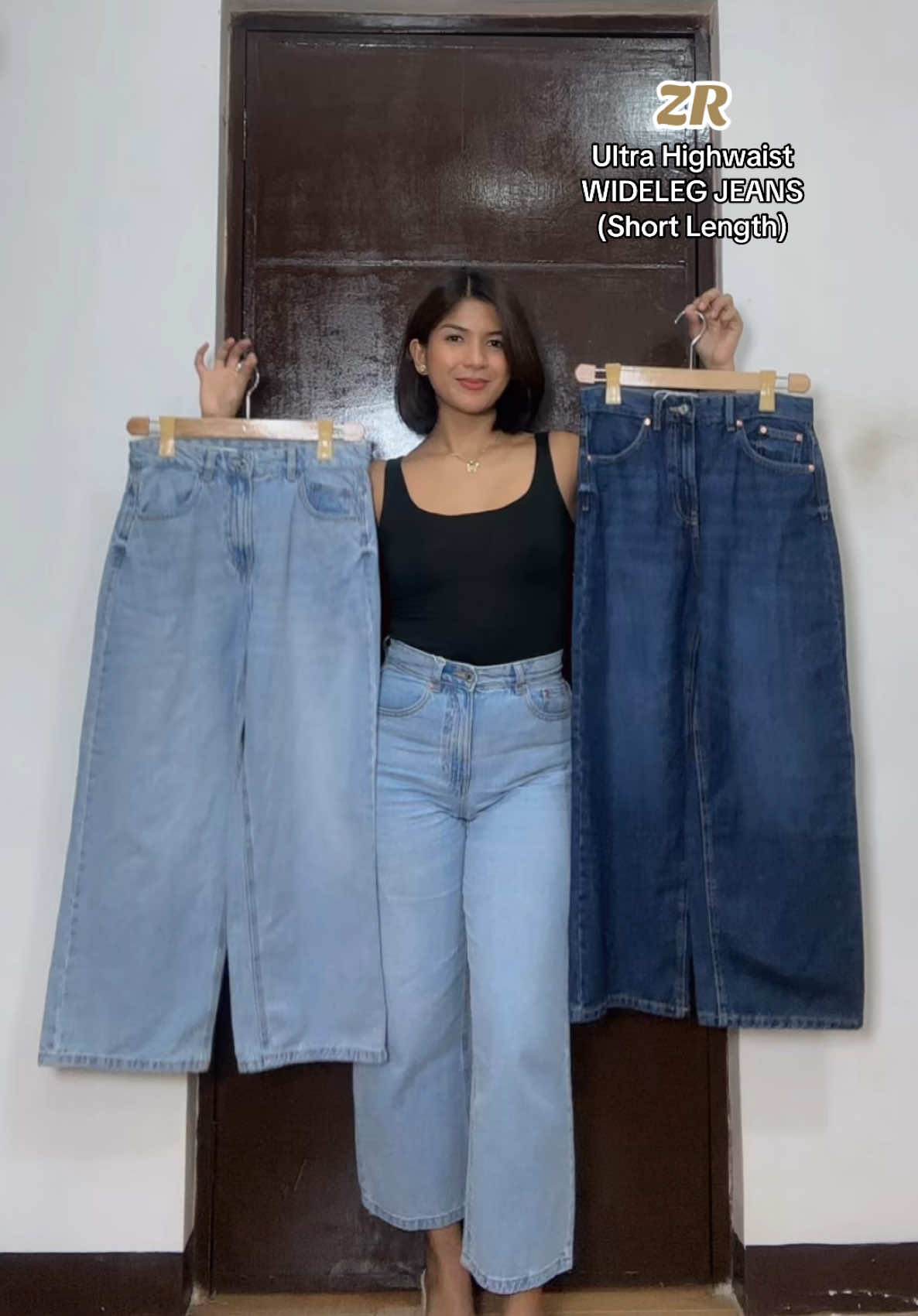 Ganda ng fit ng new wideleg huhu perfect for casual fits! #fyp #wideleg #widelegpants #widelegpantsoutfit 