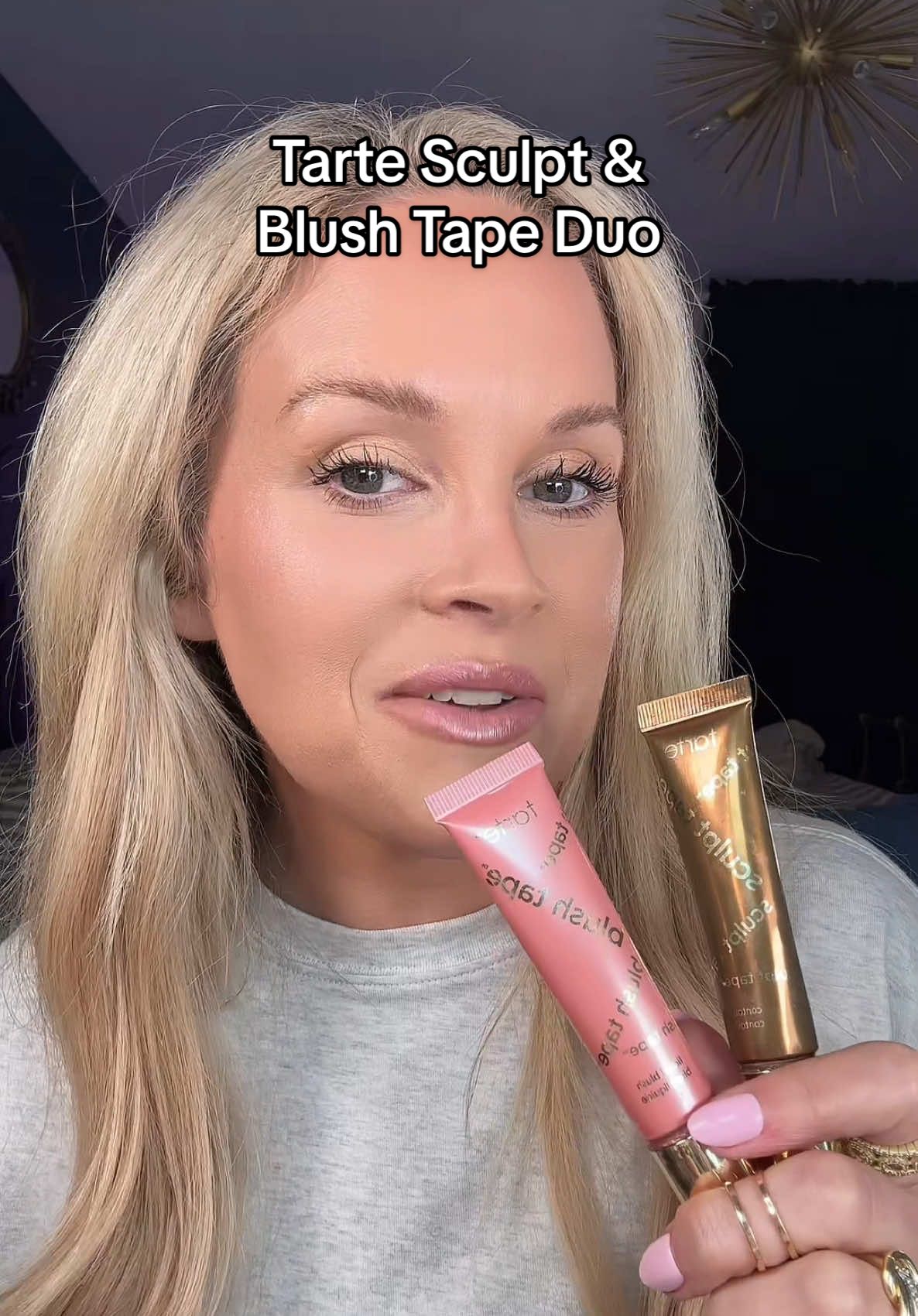 Forever in my makeup bag. The way these glide on the skin—and that glow?! Truly my favorite duo. @tarte cosmetics #tarte #tartecosmetics #tartesculpttape #tarteblushtape #tarteduo #tartebundle #tartedeals #tartedeals #tarteblush #blush #contour #tiktokshopcreatorpicks 