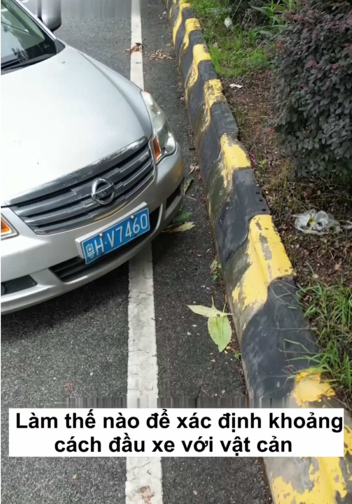 Làm thế nào để xác định khoảng cách đầu xe với vật cản  #sanphamtienich247 #laixeantoan #daylaixeoto #hoclaixeoto #hoclaixe #daylaixe 
