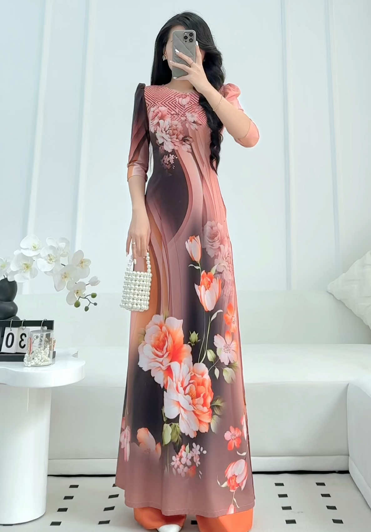 😍😍😍 #aodaiinhoa3d #aodaiinhoa #aodaihoanhi #aodaididay #aodaitruyenthong #khaigiang #aodai #aodaiquynhnguyen 