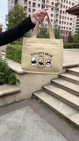 Túi đựng hộp cơm, túi quai xácch vải canvas #xhtiktok #tuixach #fyp #muataitiktokshop 