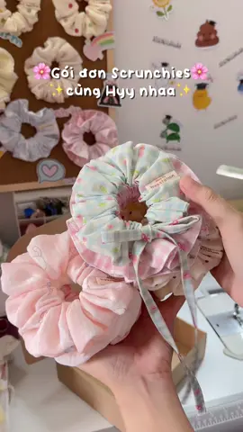 Series gói đơn Scrunchies cùng hyy nhá 🎀🫶🏻✨💖🌸🌿🌱#hyystation #handmadeshop #scrunchies #packingorders #xuhuong #xh #fyp #gr 