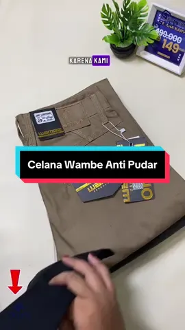 Sering beli celana mahal tapi cepat pudar?Nah ini ada celana wambe aku berani jamin gak bakalan pudar #celanakanvas #kanvas #wambe #celanapanjangpria #celanastandarpria#sulfur #Reguler #TikTokFashion #shopmaster #belilokal #madeinindonesia #livehighlights #tiktoklive #LIVE 
