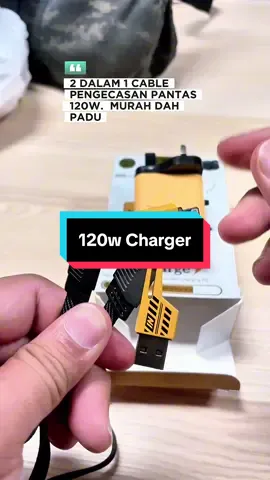 Memang laju 120W. #fastcharger #usbtypec #phonecharger 