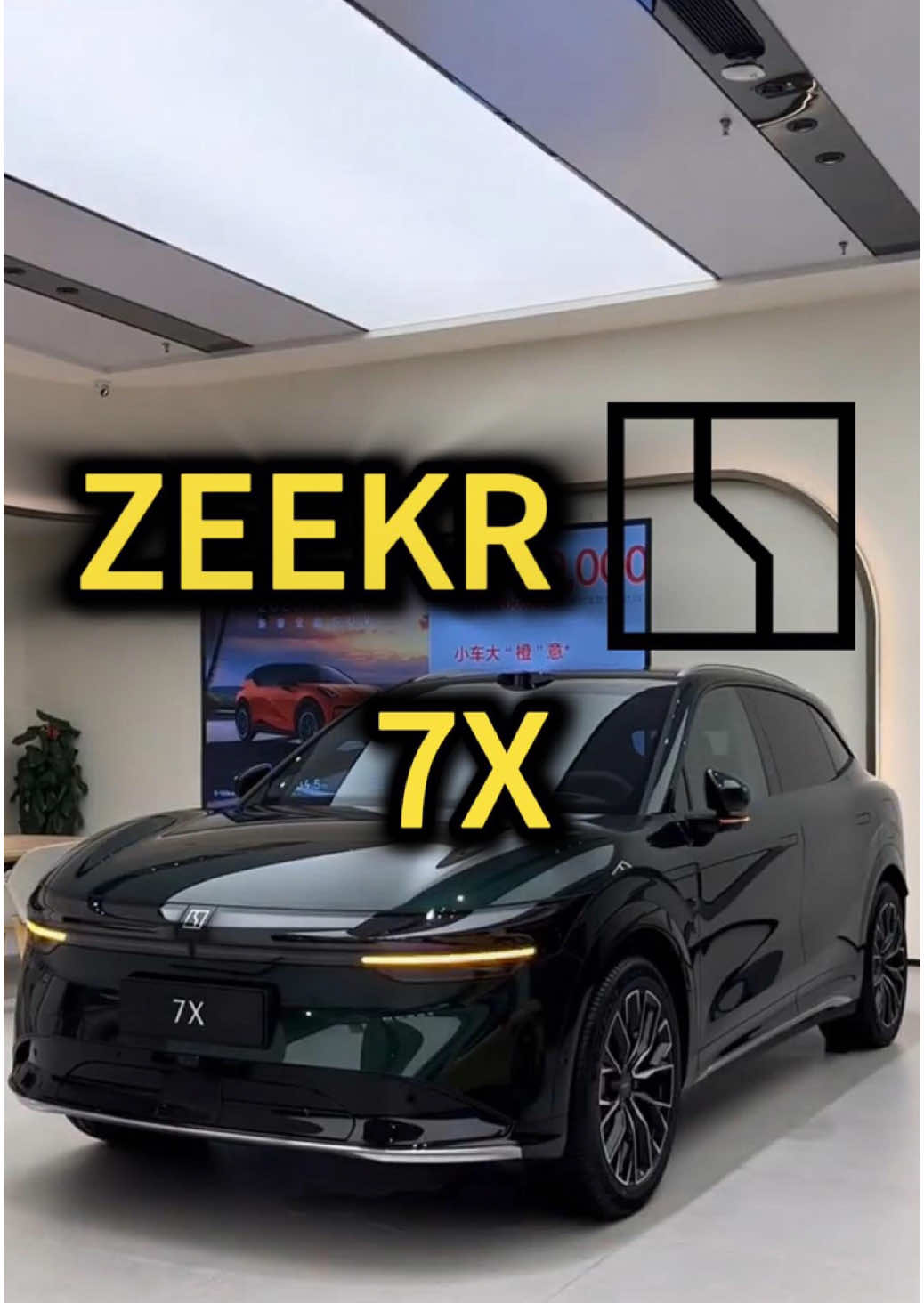 مراجعة سيارة Zeekr 7X  سيارة دفع رباعي فعالة من حيث التكلفة، جميلة جداً، ما رأيك؟  #bestone #carreview #carexport #electriccar #chineseev #Zeekr #zeekr7x #fyp 