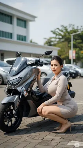 mana nih udah aku tunggu low😌#FYPシ #motovlog #cewekcantik #motorcycle #ai 