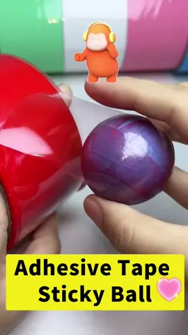 Adhesive tapeball #DIY #StressRelief #fyp #satisfying #oddlysatisfying #asmr