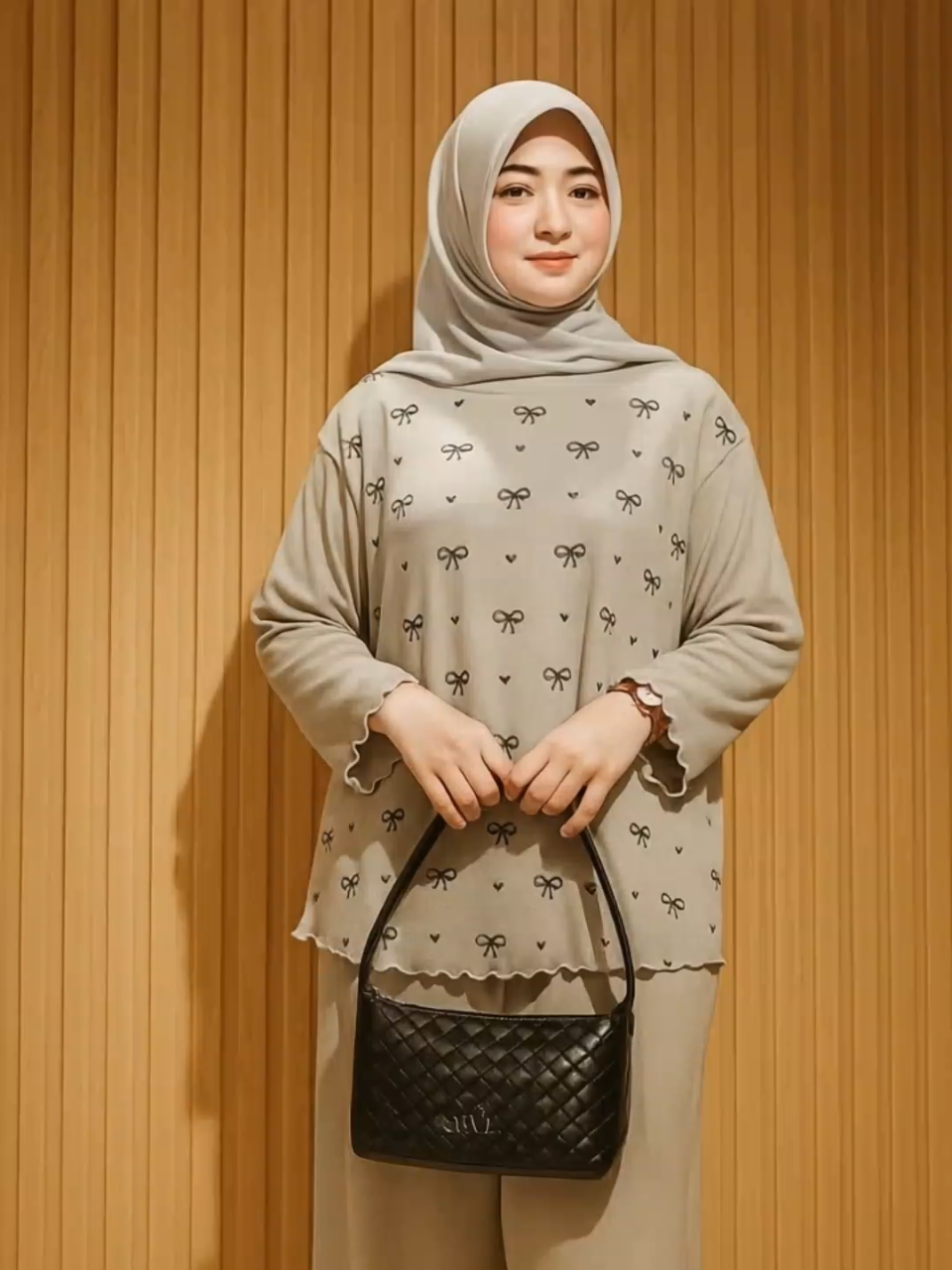 Denacollection Arunika Setelan Celana Kulot Polos Kombinasi Pita Rib Knit Wanita Baju Atasan Panjang Printing Nyaman Motif Dewasa Bawahan Polos Cantik Muslim #bajuatasan #celanakulot #oneset #ootdhijab #fyppppppppppppppppppppppp 